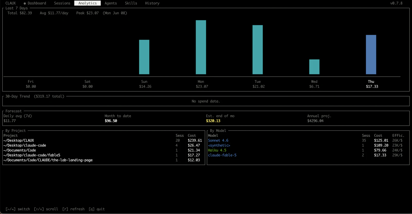 Claux screenshot 4