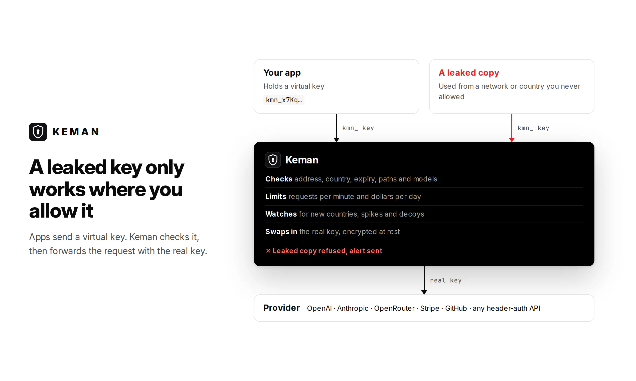 Keman - Protection from leaked API keys gallery image