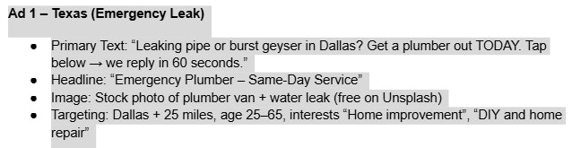 AI Plumbing Booking Bot → “Sarah” gallery image