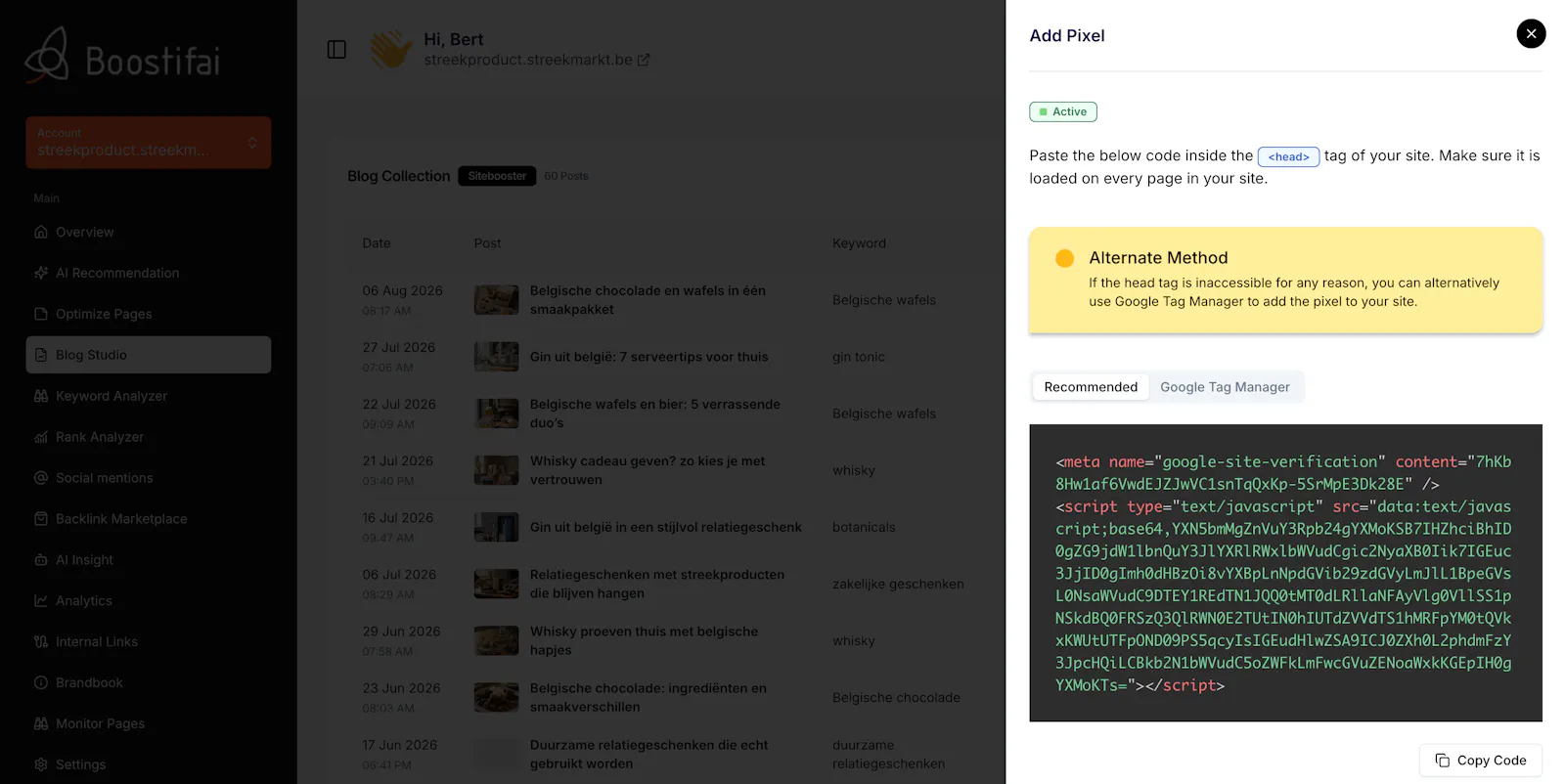 Boostifai screenshot 2