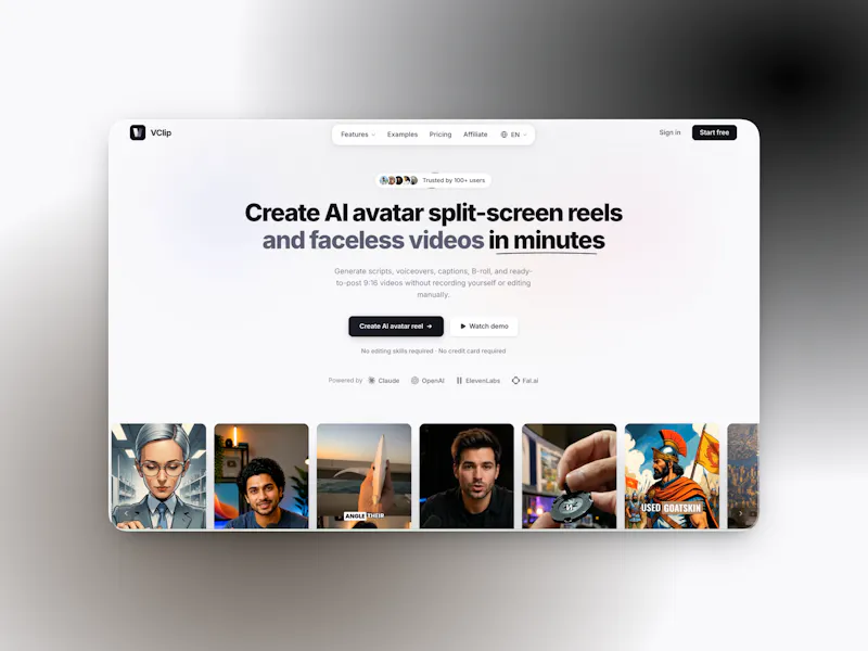 VClip screenshot 1