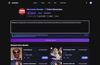 AnyVoice - AI Voice Cloning gallery image