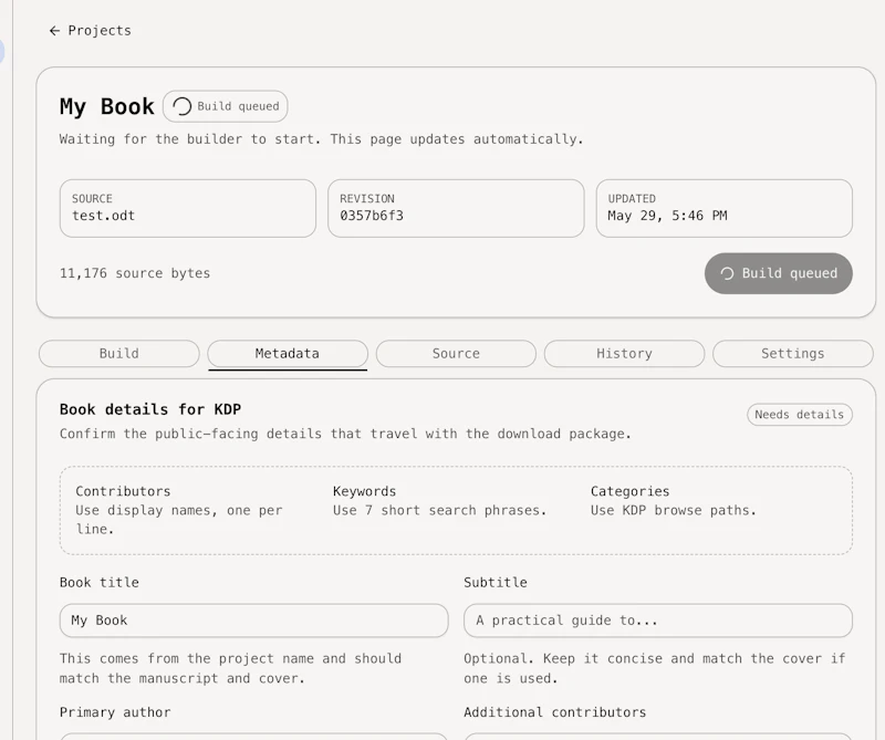 Self Publish Studio screenshot 1