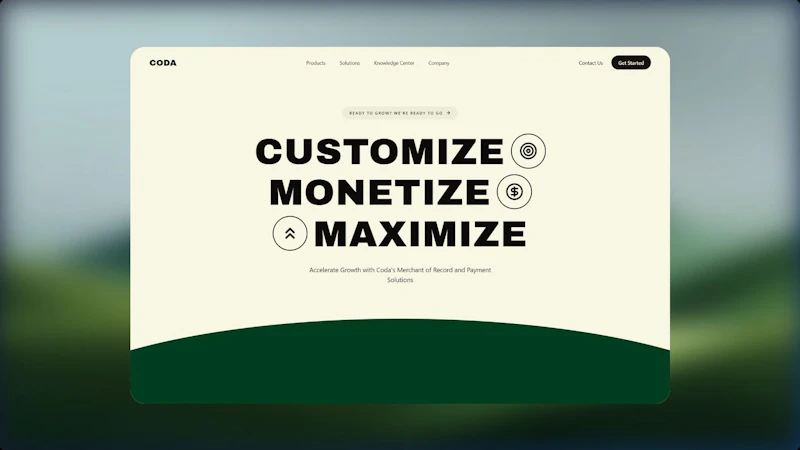 CODA — payment solutions screenshot 1