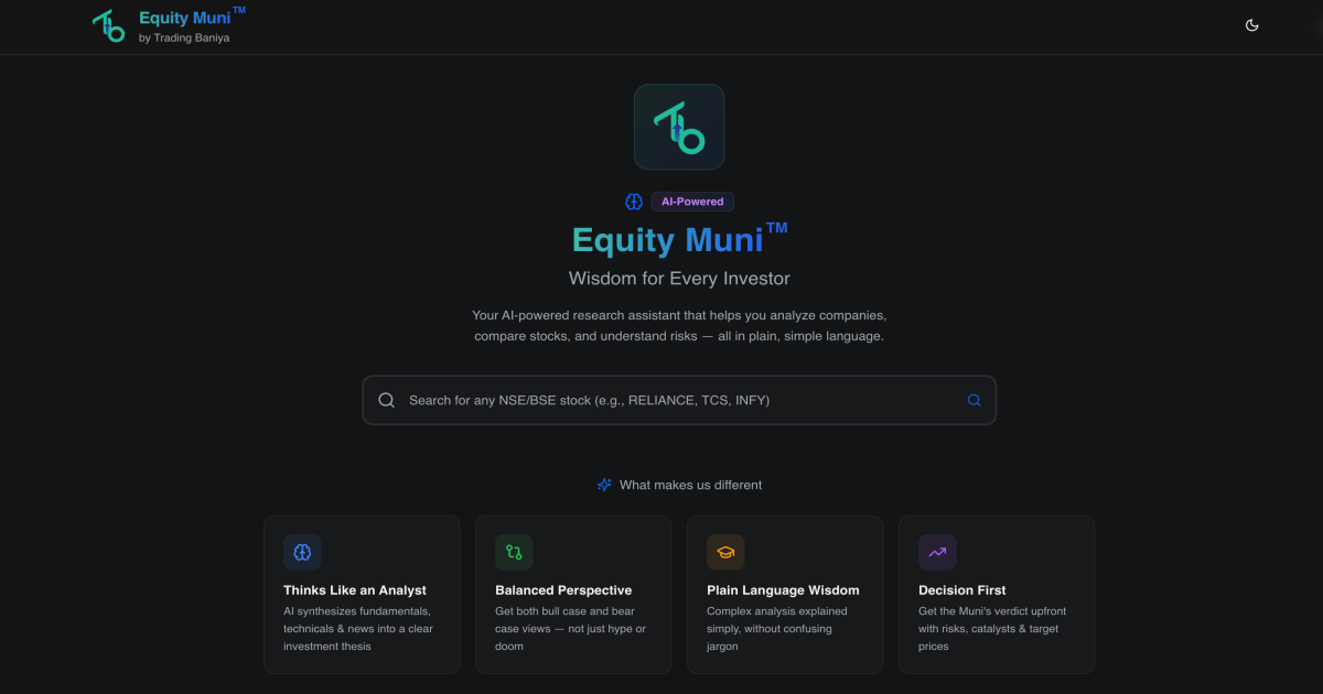 Equity Muni™ by Trading Baniya gallery image