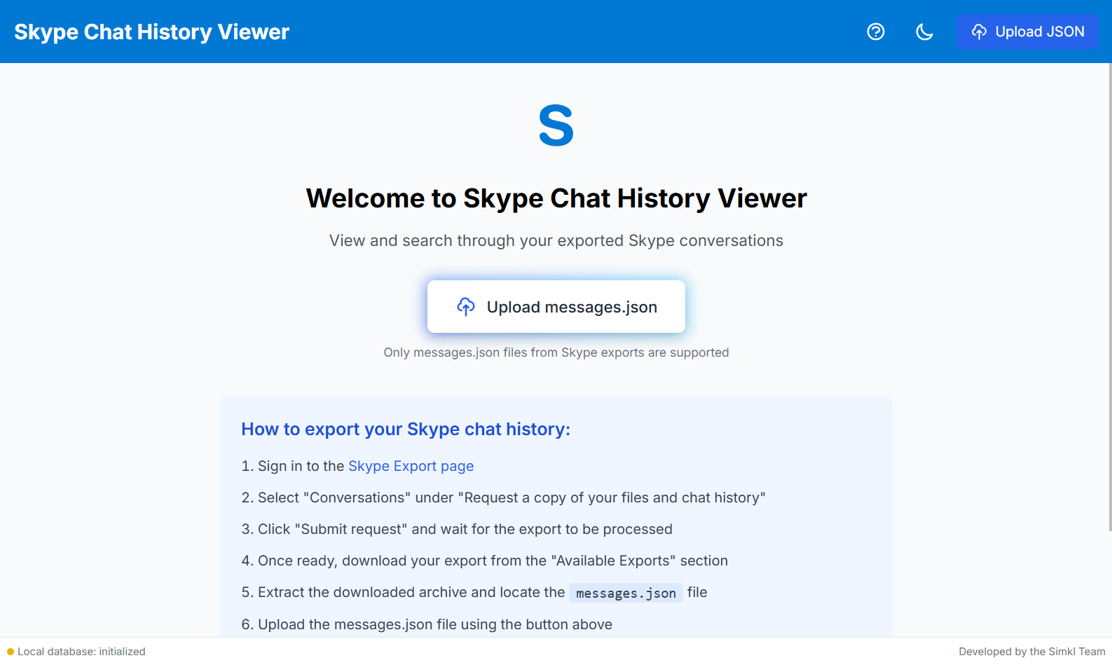 Media Người xem lịch sử trò chuyện Skype - Cách nhanh để duyệt qua lịch sử trò chuyện Skype đã xuất của bạn 1
