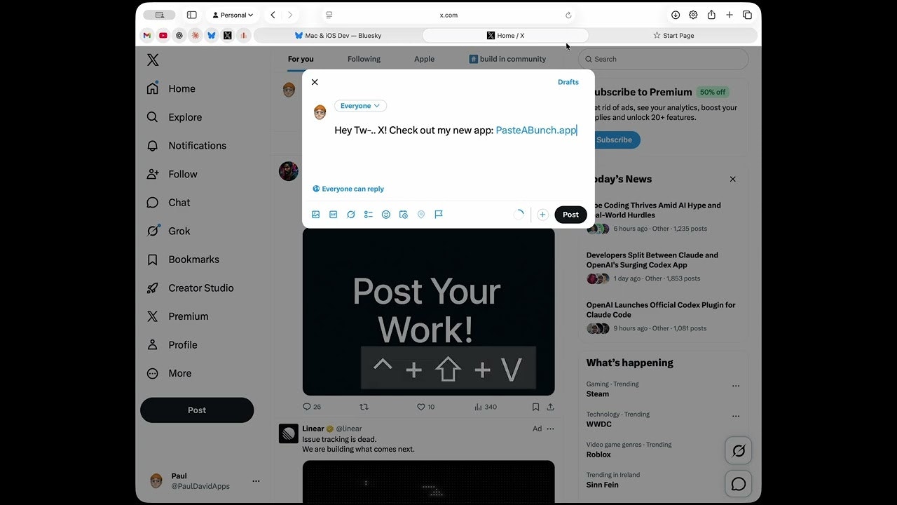 Paste a Bunch gallery image