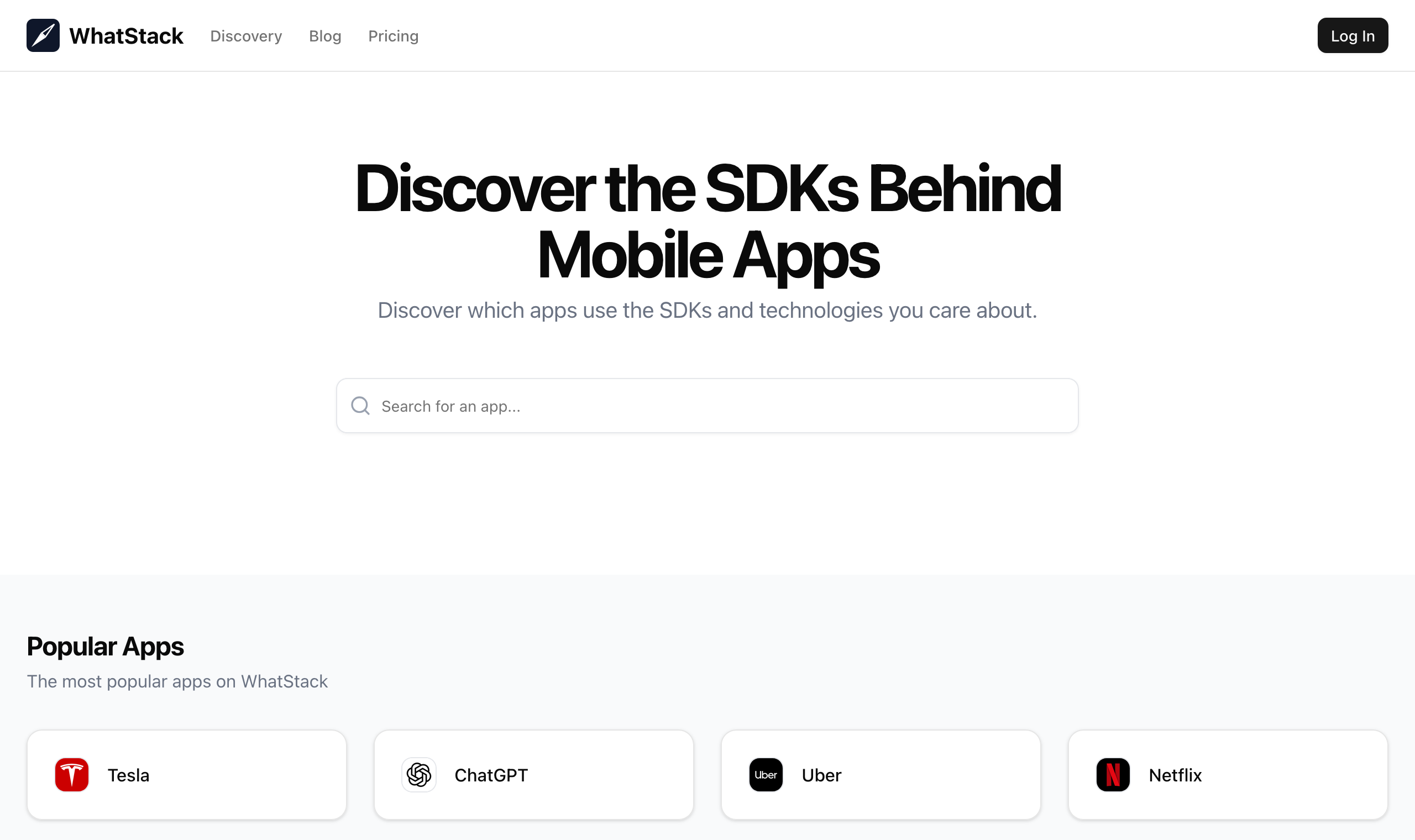 WhatStack - Discover the tech stacks behind popular mobile apps media 1