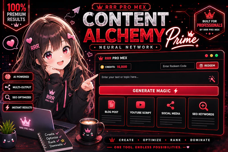 Content Alchemy Prime by RRR PRO MEX screenshot 2