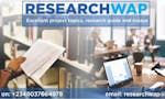 PROJECT TOPICS AND RESEARCH MATERIALS image