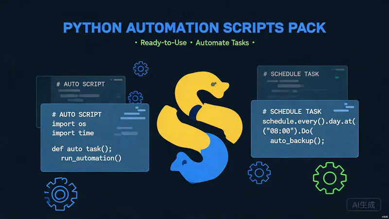 30 Python Automation Scripts Pack screenshot 1