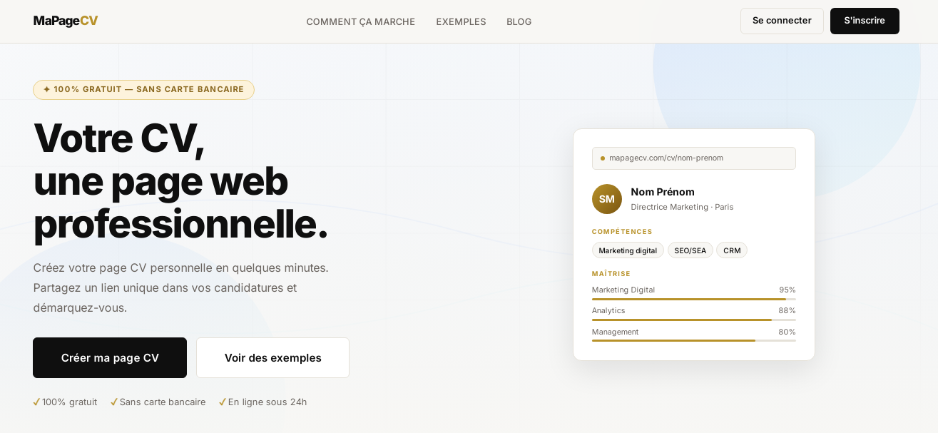 MaPageCV gallery image