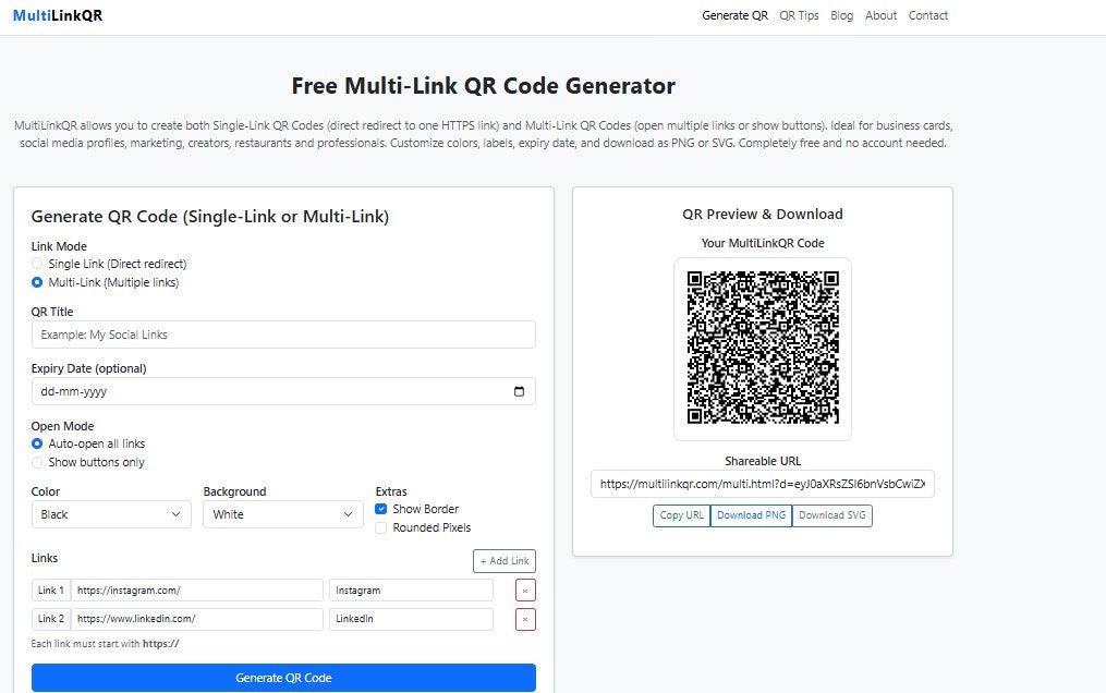 MultiLinkQR gallery image