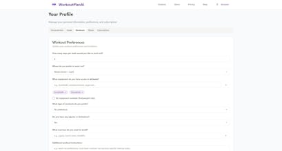 WorkoutPlanAI - Fitness AI Agent gallery image
