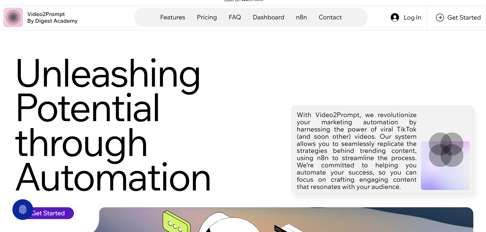 Video2Prompt - Main product screenshot demonstrating key features and user interface