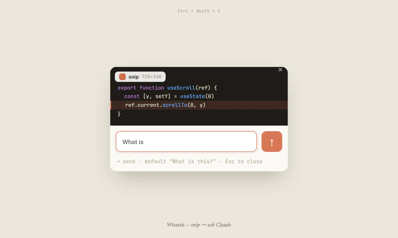 Whatsit 截图 1
