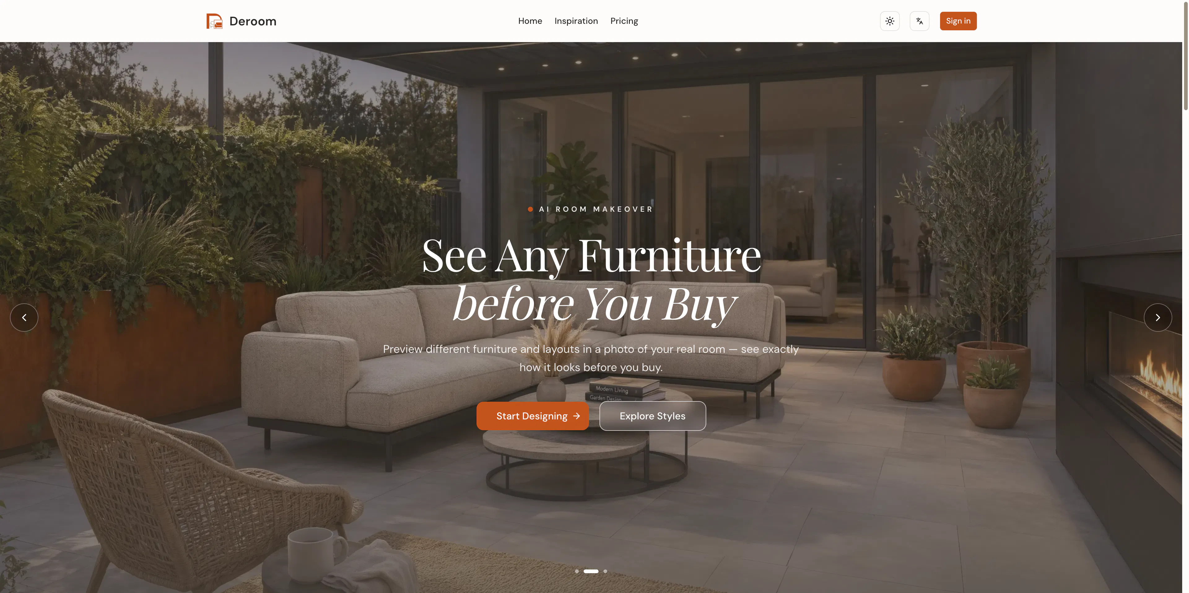 Deroom: AI Furniture Decision Tool gallery image