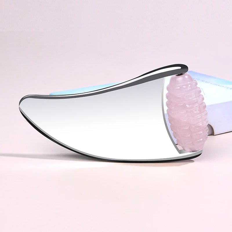 Stainless Steel Gua Sha with Face Roller