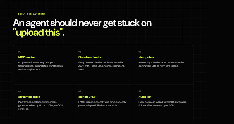 transfa.sh screenshot 4