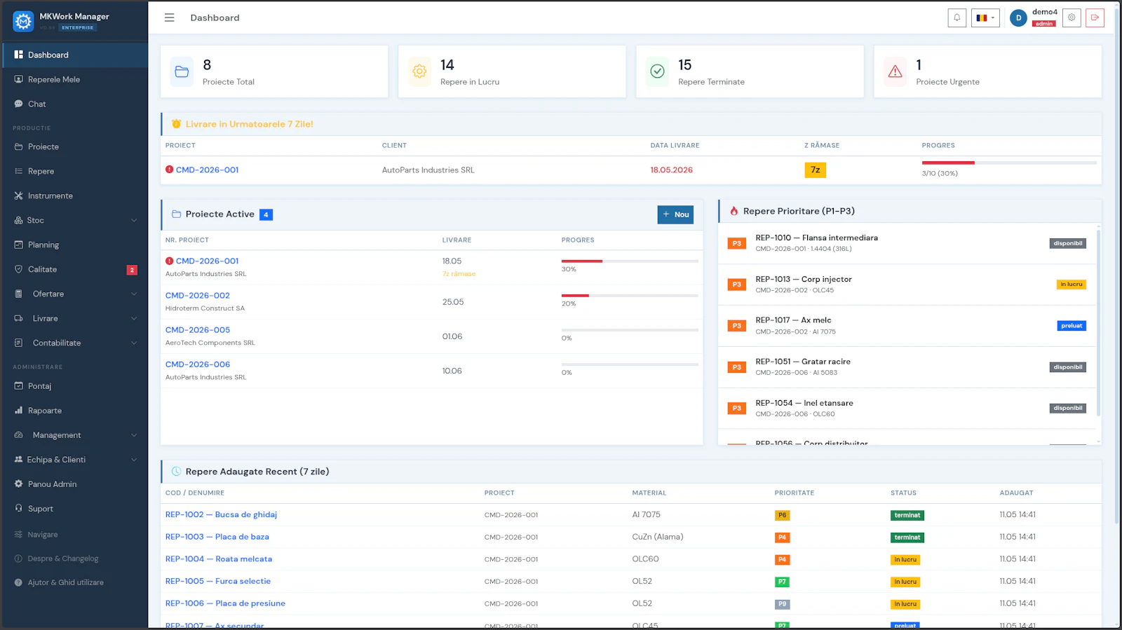 MKWork Manager screenshot 2