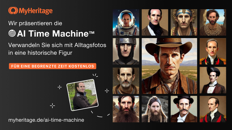 MyHeritage AI Time Machine - อัปโหลดรูปภาพของตัวเองและเดินทางผ่านประวัติศาสตร์ด้วย AI media 1