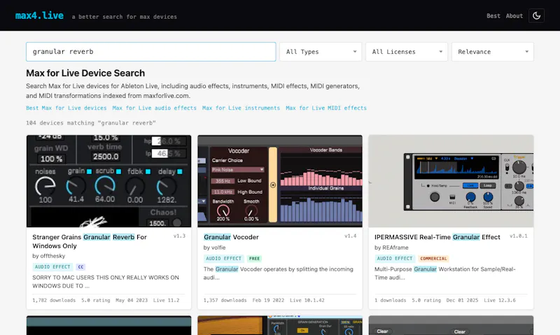 max4.live screenshot 1