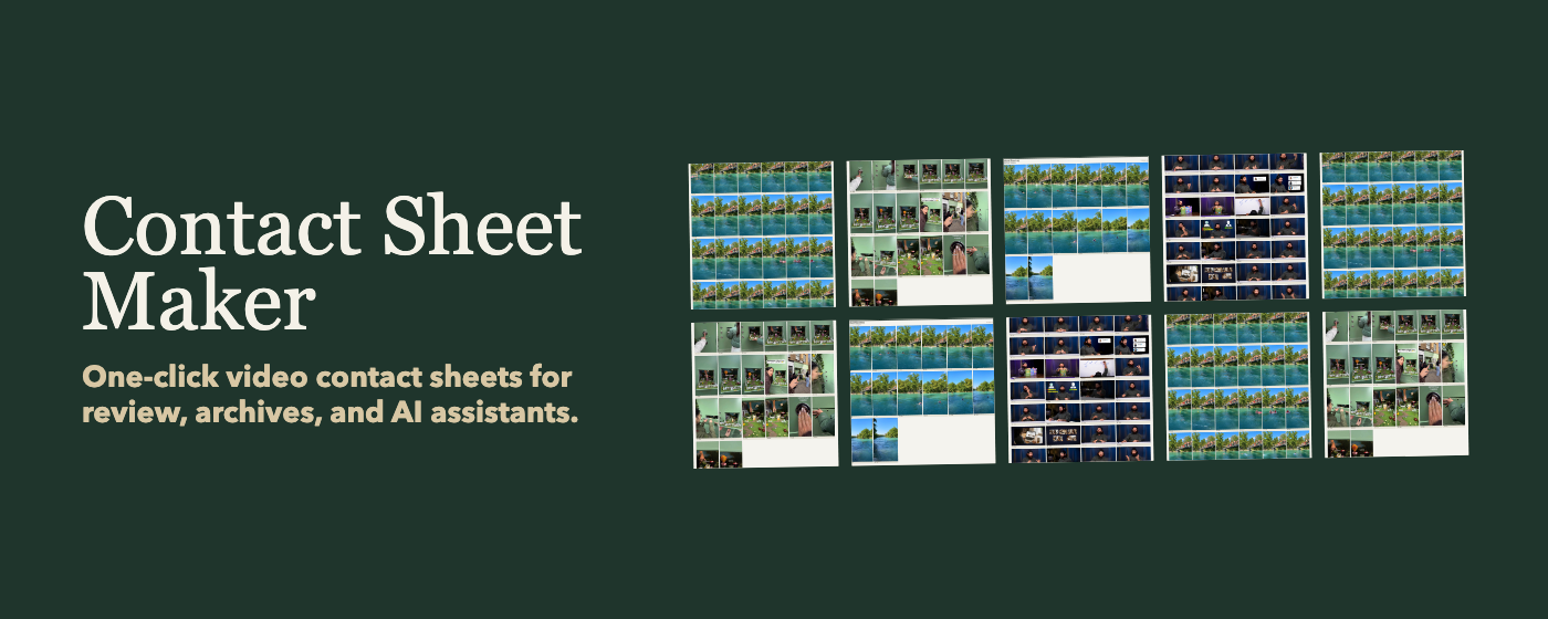 Contact Sheet Maker gallery image