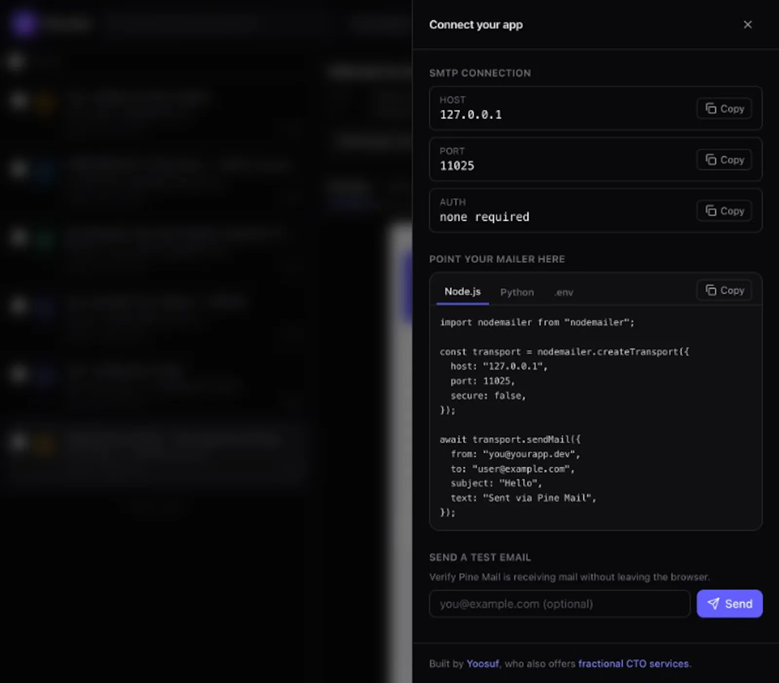 PineMail screenshot 1