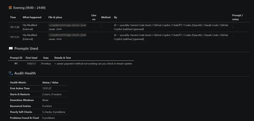 Audit: Code Attribution Tracker gallery image