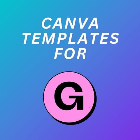 Canva Templates for Gumroad