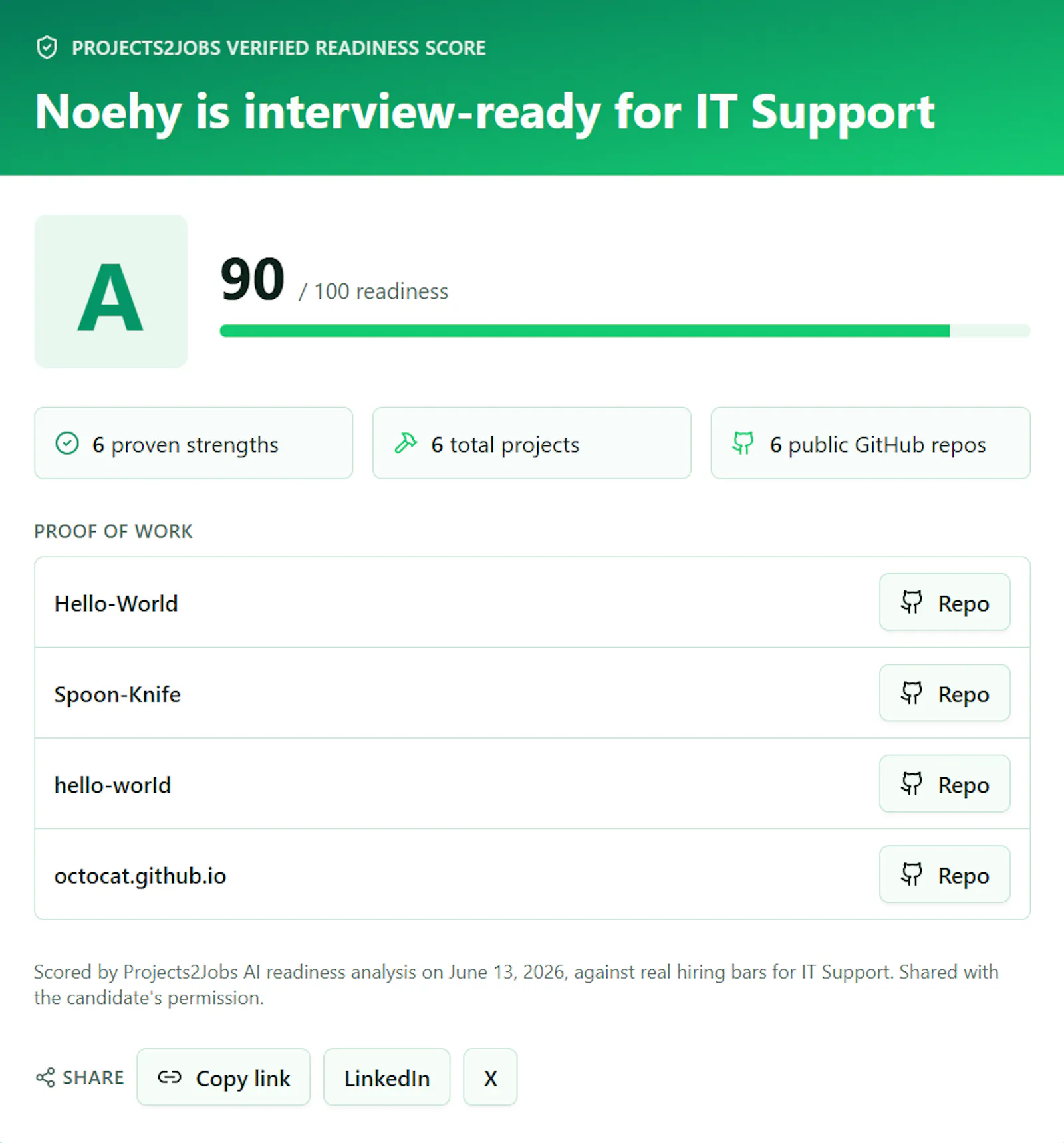 Projects2Jobs AI screenshot 4