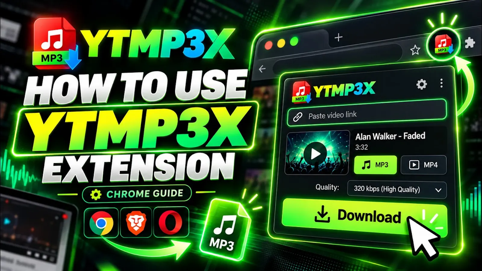 YTMP3X Video to MP3 Converter for Chrome screenshot 1 (video preview)