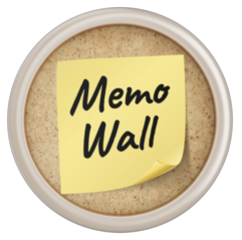 MemoWall - Product Hunt launch logo and brand identity