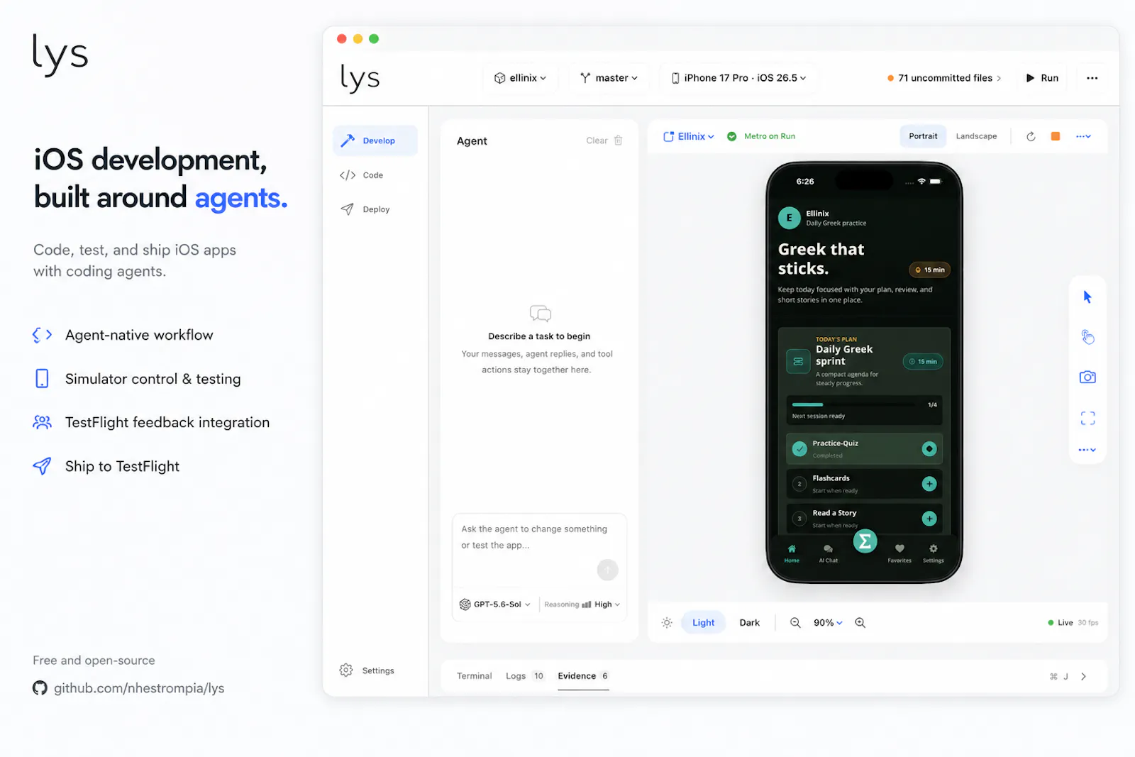 Lys screenshot 2