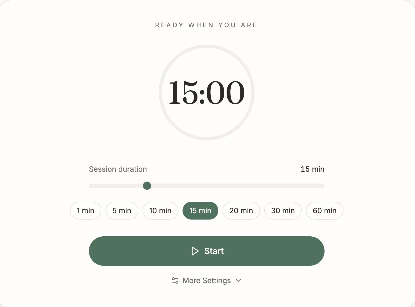 Stillness Timer - Meditation Timer