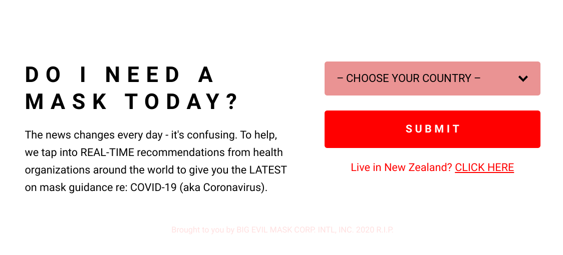 Do I Need a Mask Today? gallery image