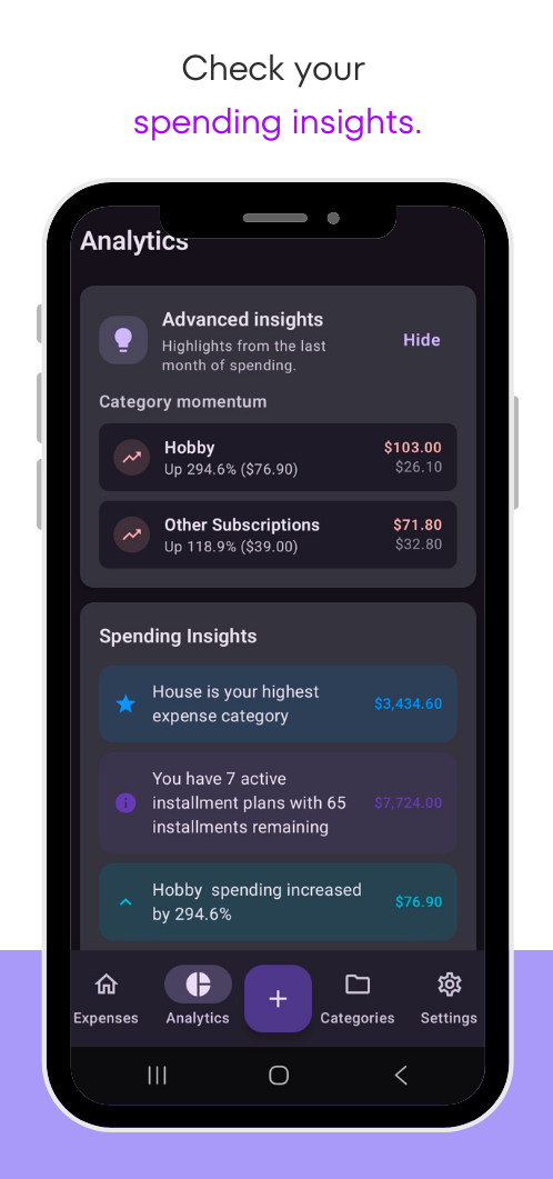 Billy Expense Tracker gallery image