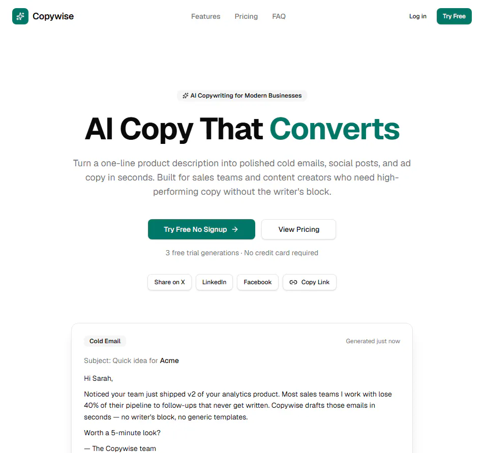 Copywise gallery image