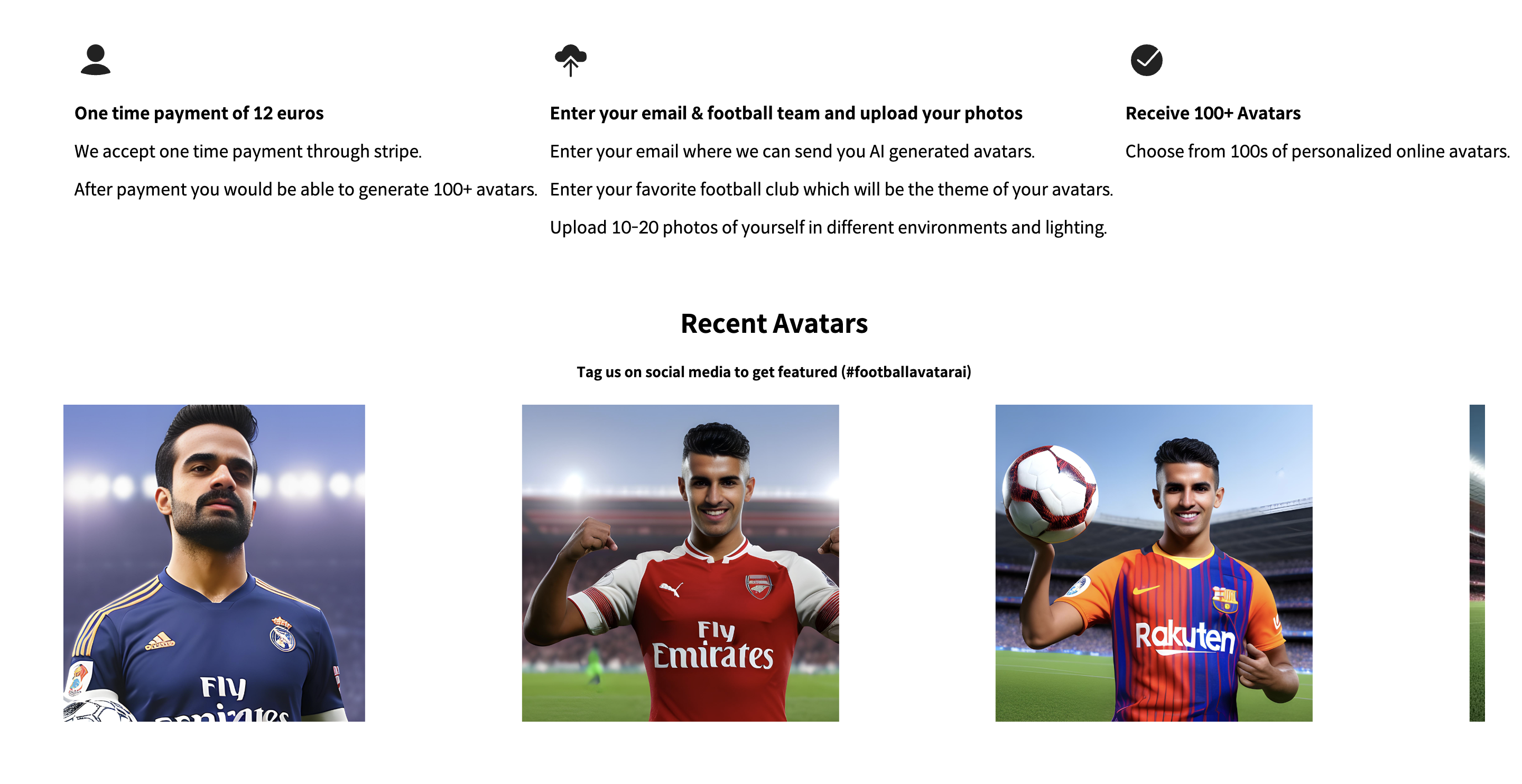 Futbol Avatar AI - AI ile Futbol Avatarları Oluşturun medya 2