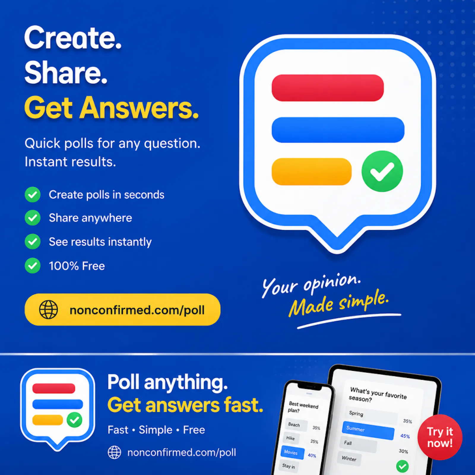 Poll Maker screenshot 1