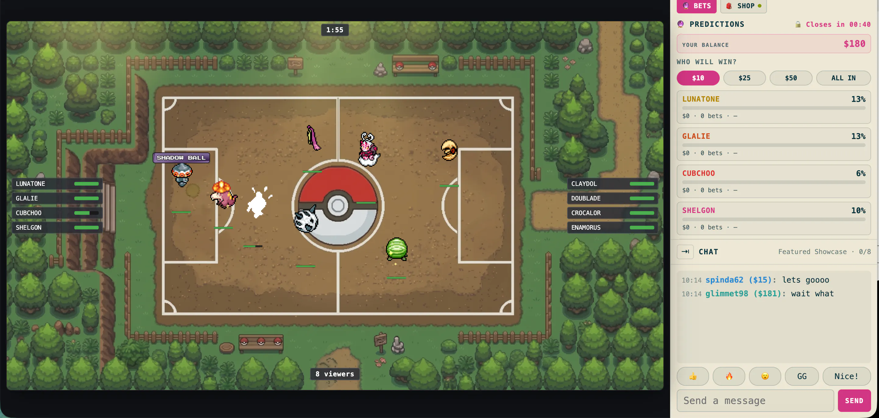 PokéBets Arena gallery image