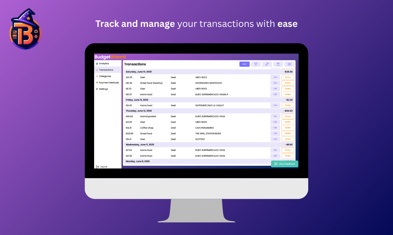 BudgetWizard - Expense tracking, simplified. Finances, clarified media 2