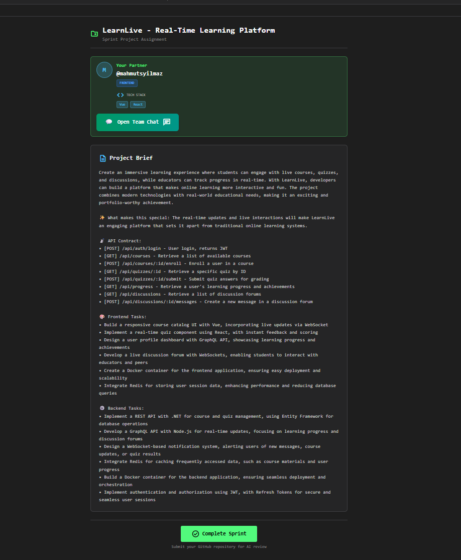 Sprint Mate - Screenshot 3 showing product features and functionality