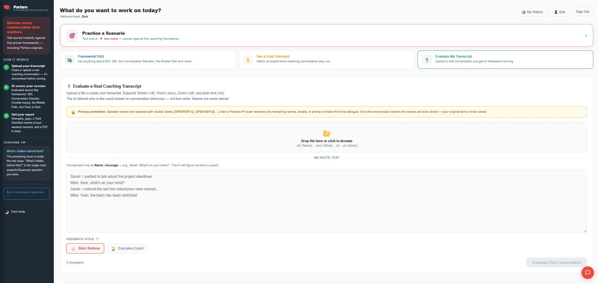 Parlare Conversation Elevator gallery image