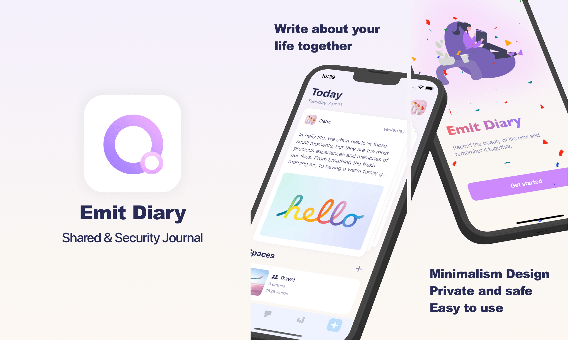 startuptile Emit Diary-Shared & security journal