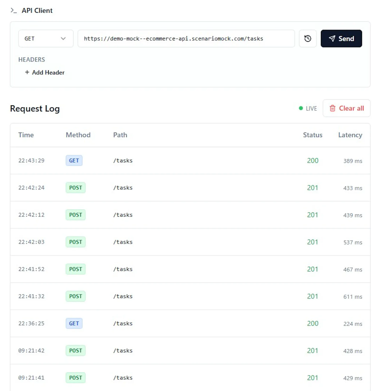 ScenarioMock screenshot 7