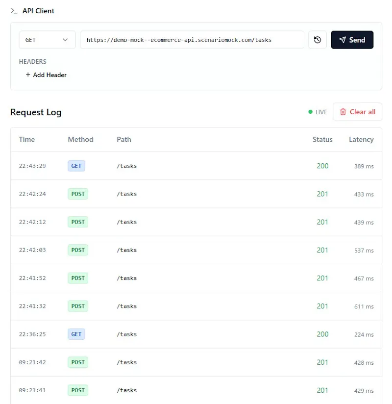 ScenarioMock screenshot 7