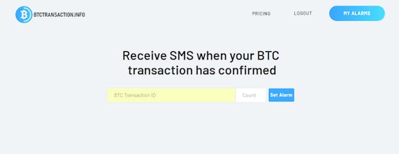 BTC Transfer Reminder gallery image