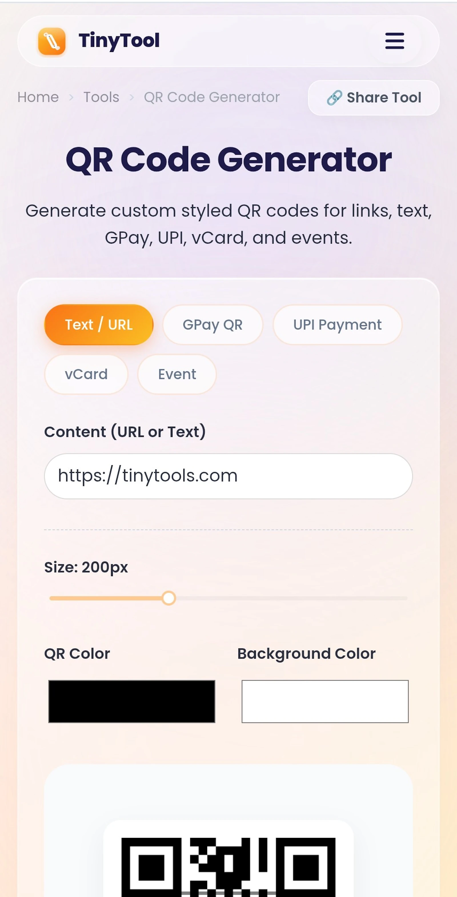 Tiny tools screenshot 1