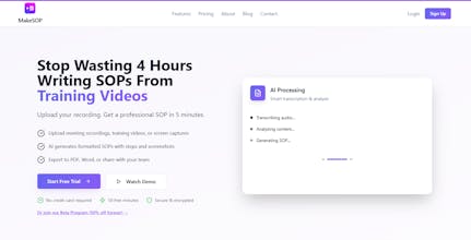 MakeSOP gallery image